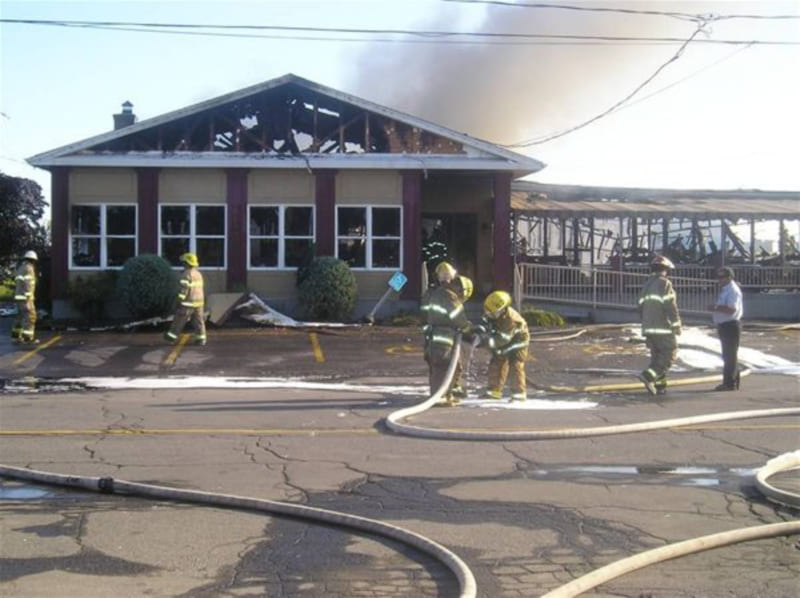 Incendie suspect à La Villa Grecque de Sallaberry-de-Valleyfield
