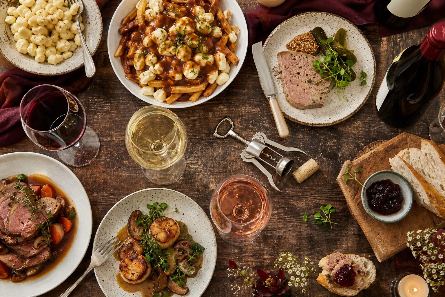 Service dans un restaurant soutenu par des outils numériques