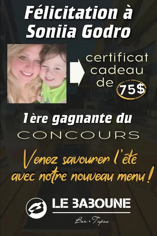 Image contest Le Baboune Bar Tapas