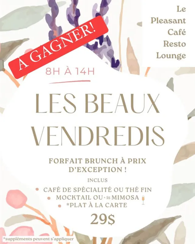 Image contest Le Pleasant Café