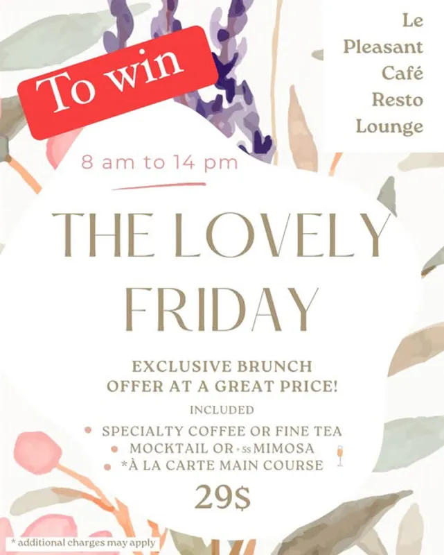 Image contest Le Pleasant Café