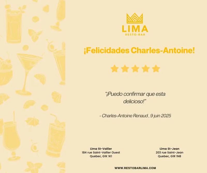 Image contest Resto-Bar LIMA