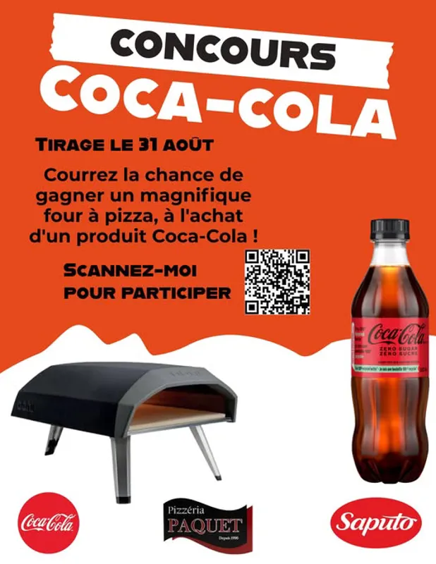 Image concours Pizzéria Paquet Portneuf