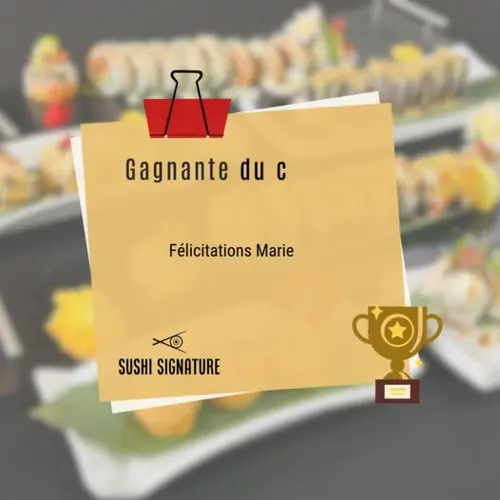 Image contest Sushi Signature