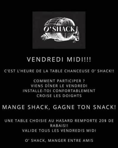 Image contest Resto O'Shack