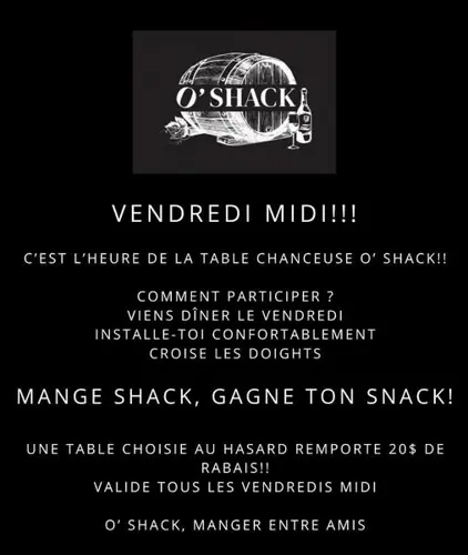 Image contest Resto O'Shack