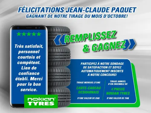 Image contest Desharnais Pneus et Mécanique - Point S - NAPA Autopro