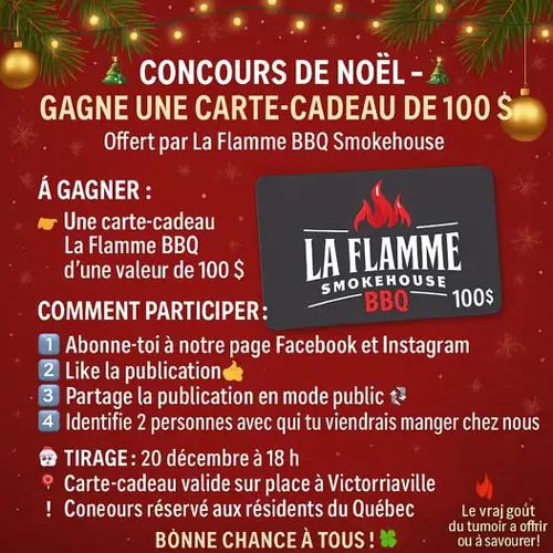 Image contest La Flamme BBQ