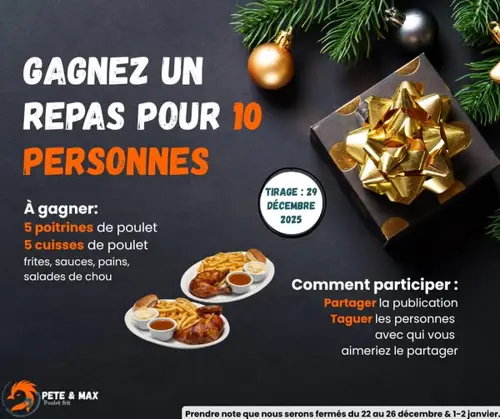 Image concours Pete & Max - Poulet frit