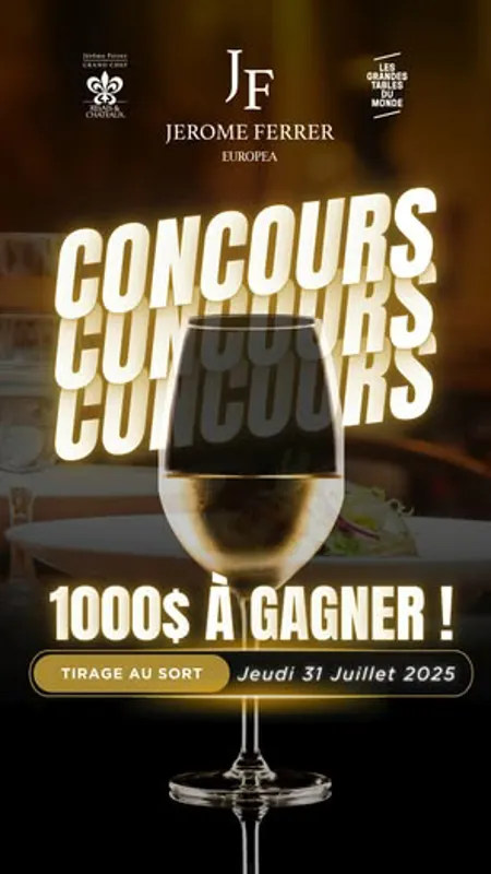 Image contest Restaurant Jérôme Ferrer - Europea