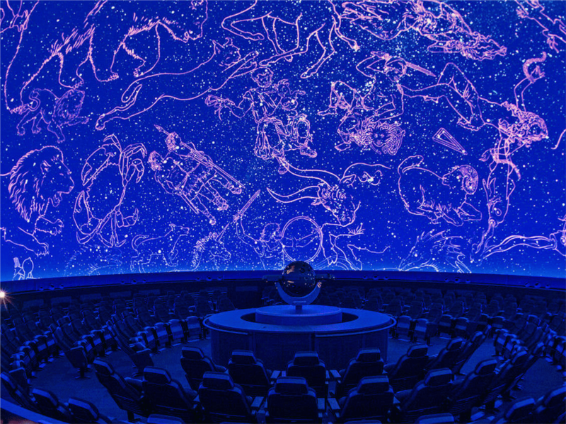 What are the restaurants near the Planetarium?