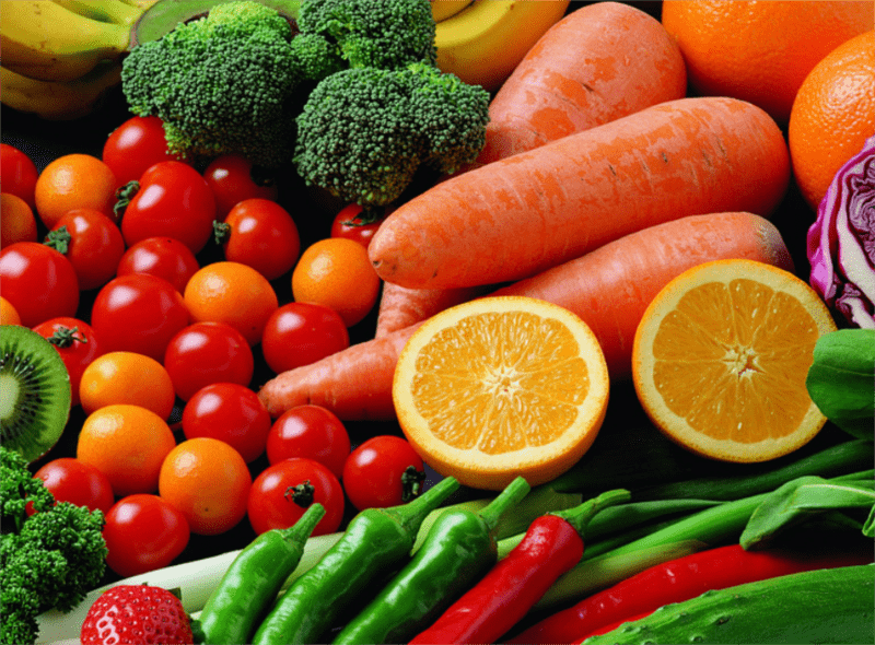 The price of fruit and vegetables a must decrease their consumption?