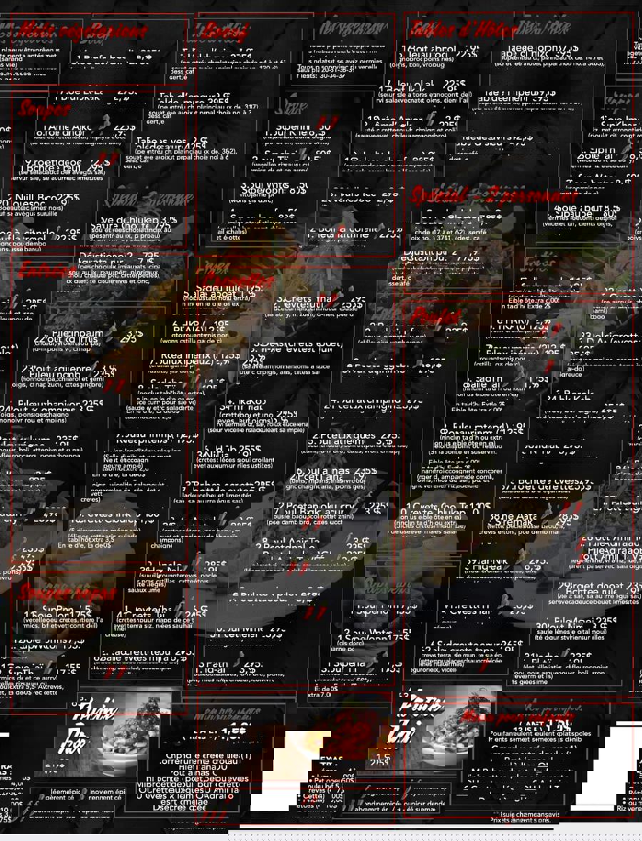 Chhouk Tep Delight Menu