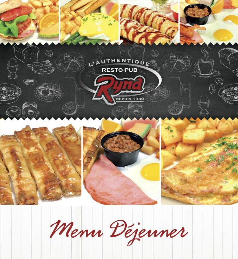 Menu déjeuner