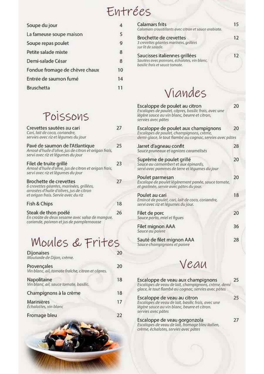 Bistro Tôt ou Tard Lunch