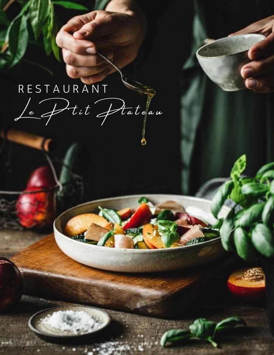 Le P'tit Plateau Menu