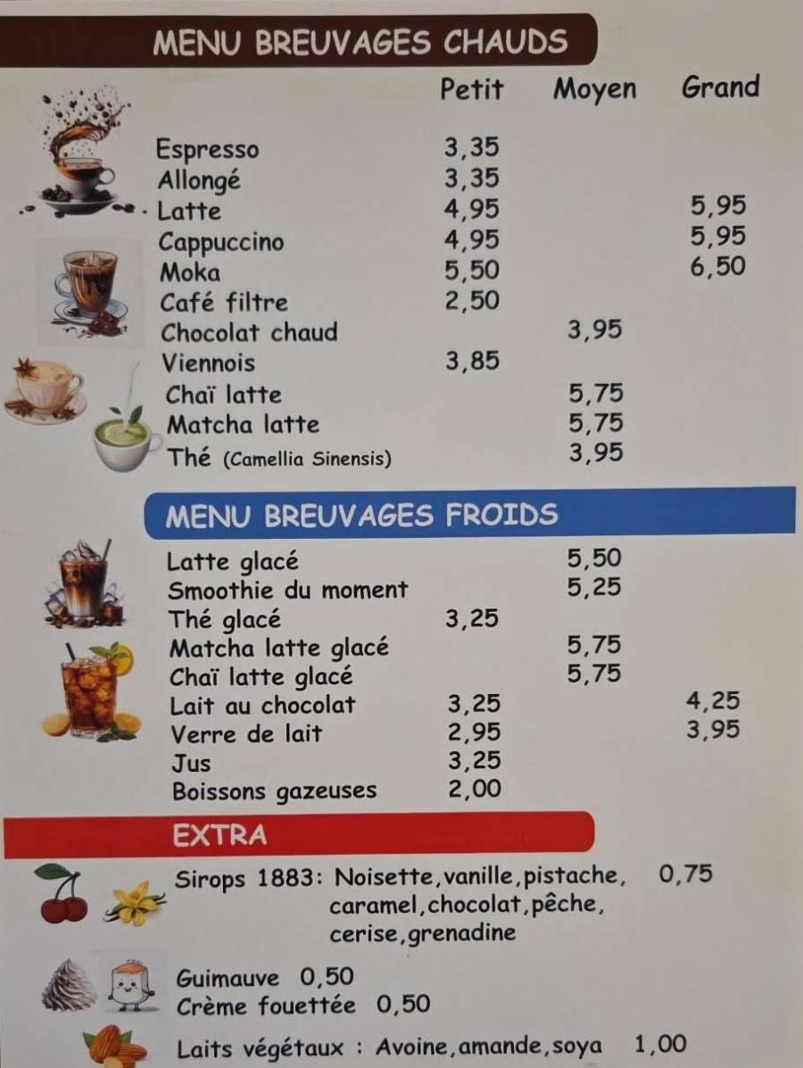 Cerise et Citron Menu