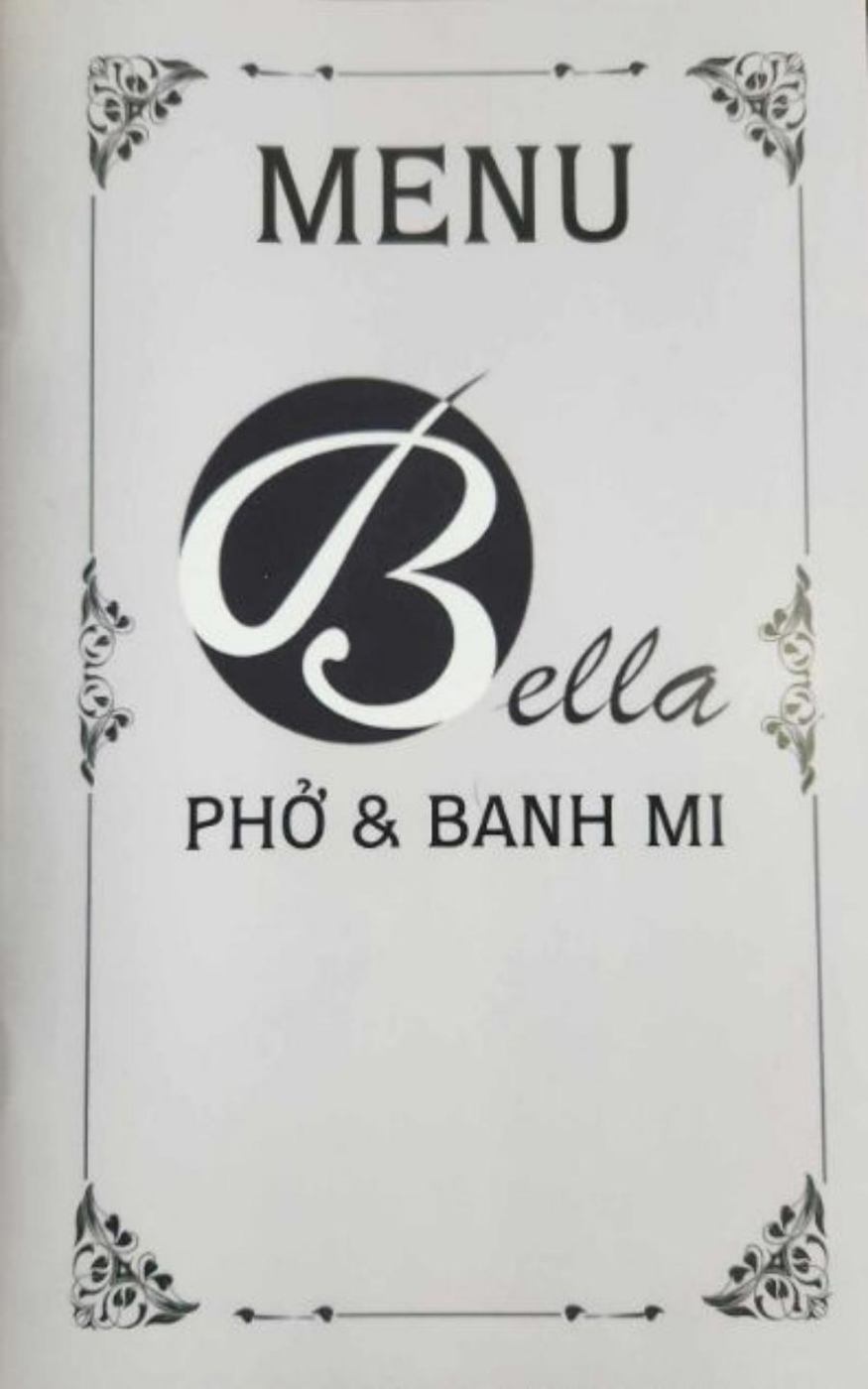 Bella Pho & Banh Mi Menu