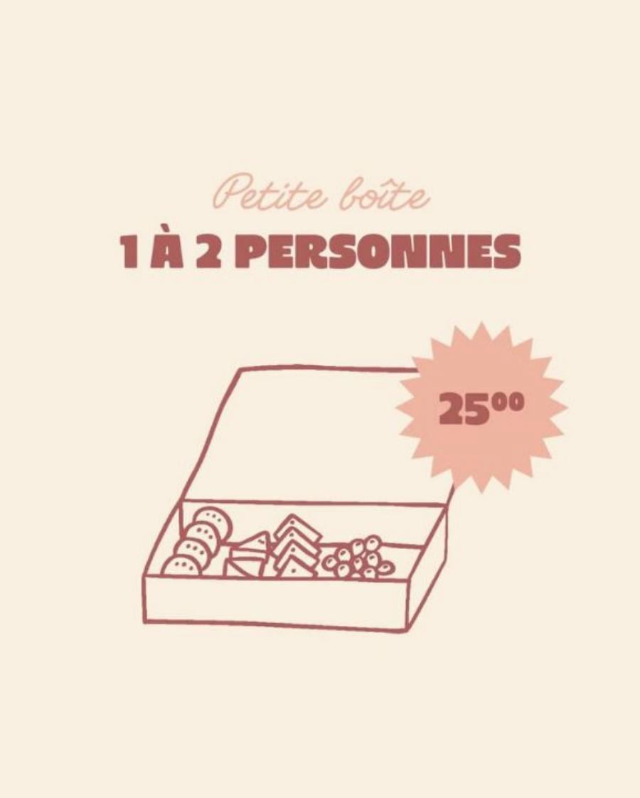 Menu Les Complices - My aperitif box