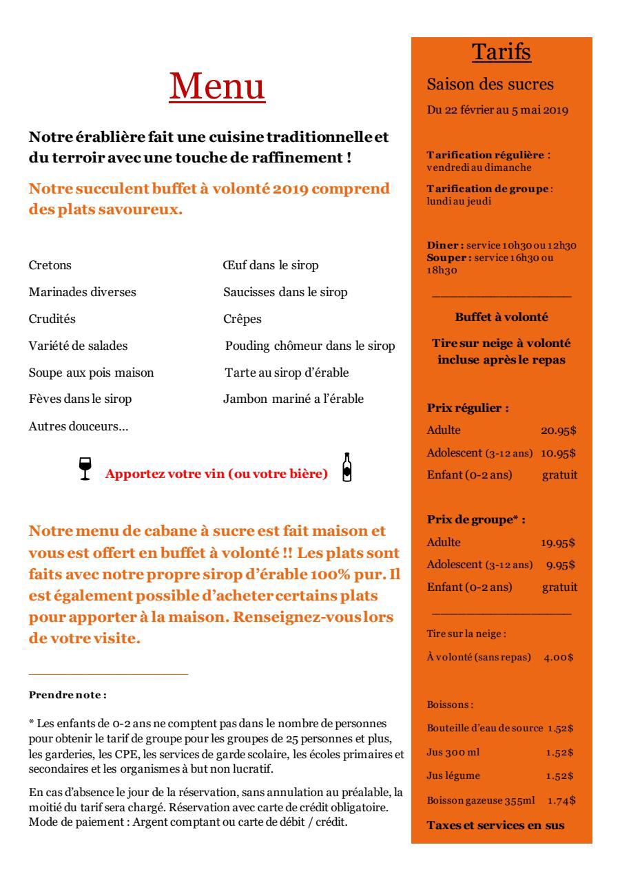 Erablière du village