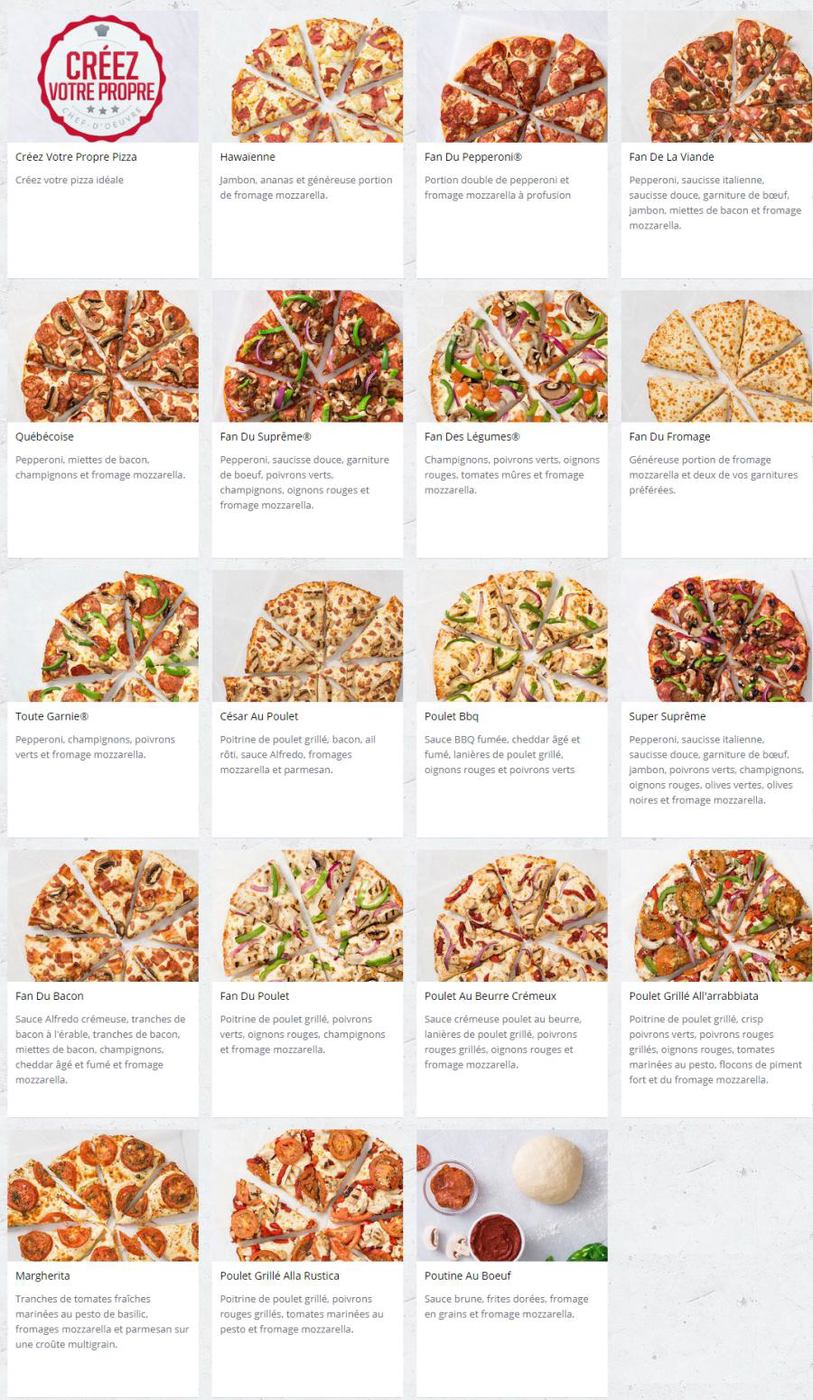 Pizza Hut Menu