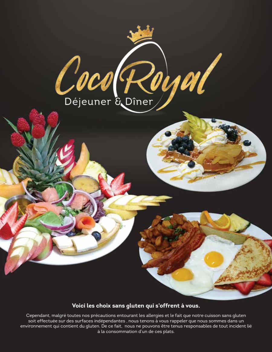 gluten free menu