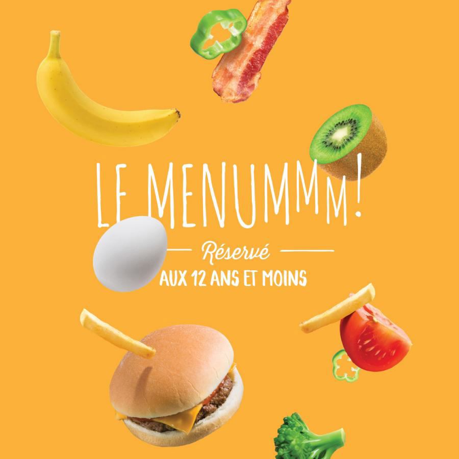 Menu pour enfants