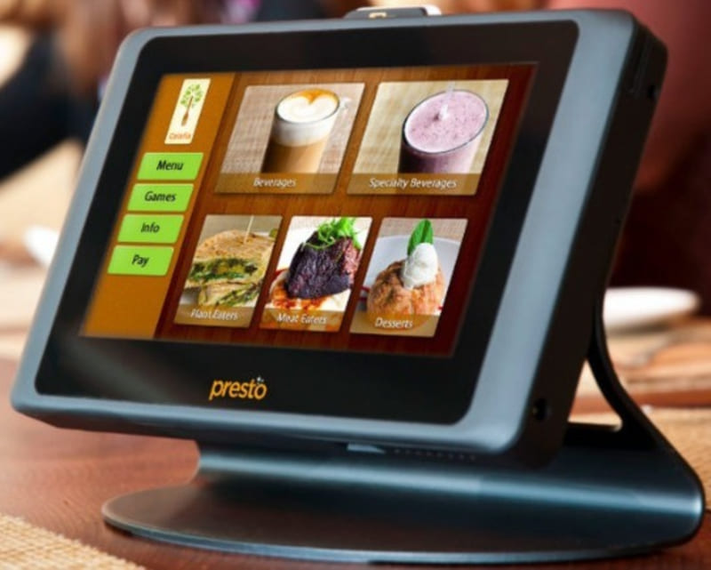 Tablet: No more waiters needed to order!