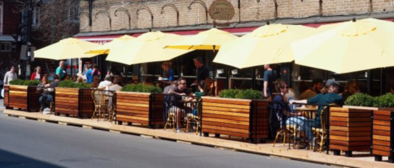 Pedestrian streets would help some restaurants