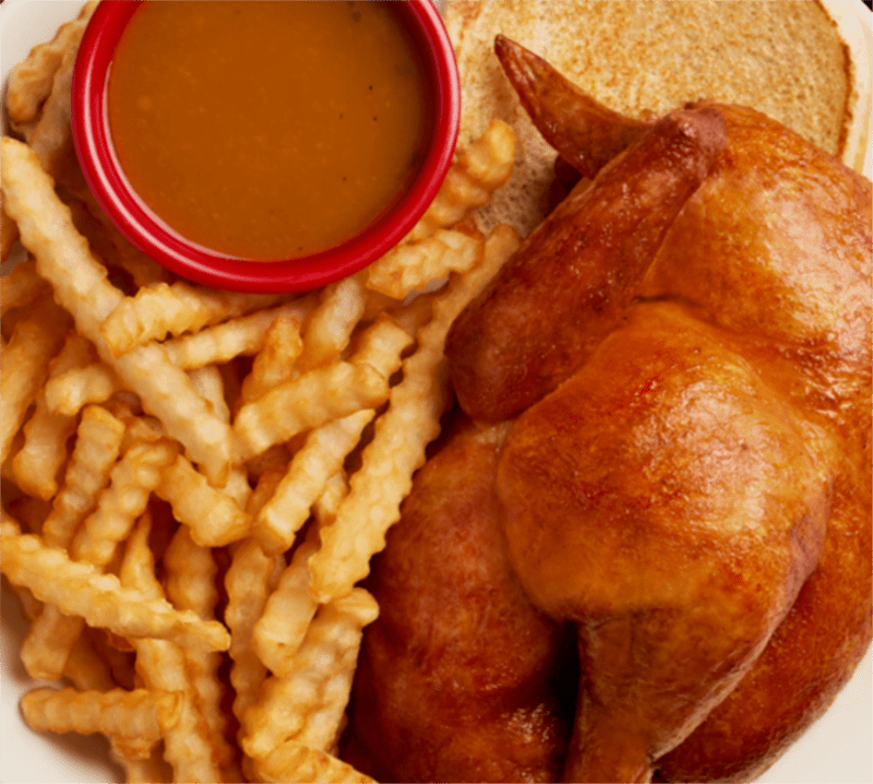 Can you eat your chicken at a restaurant this week?