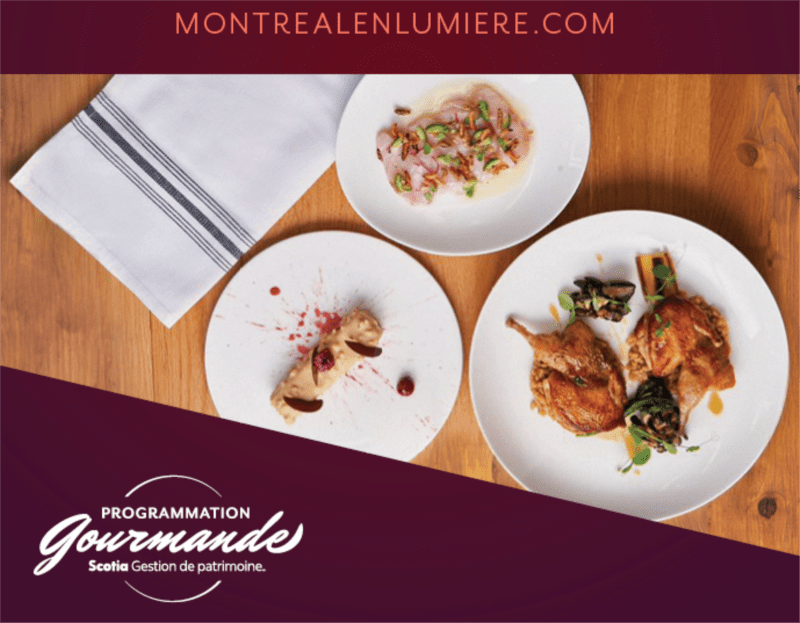 MONTRÉAL EN LUMIÈRE unveils its gastronomic program: Savoring our northernness
