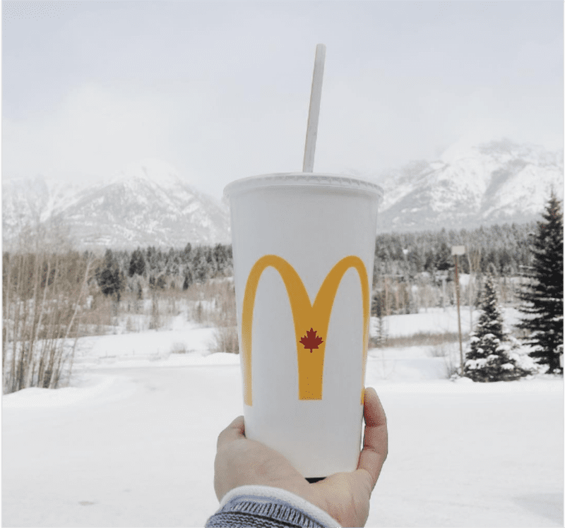 Fast delivery: soft drink from McDonald's, fewer restaurants and Alma