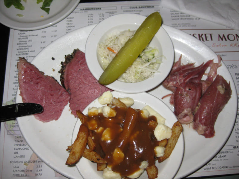 For a true Quebec meal , choose the restaurant Brisket