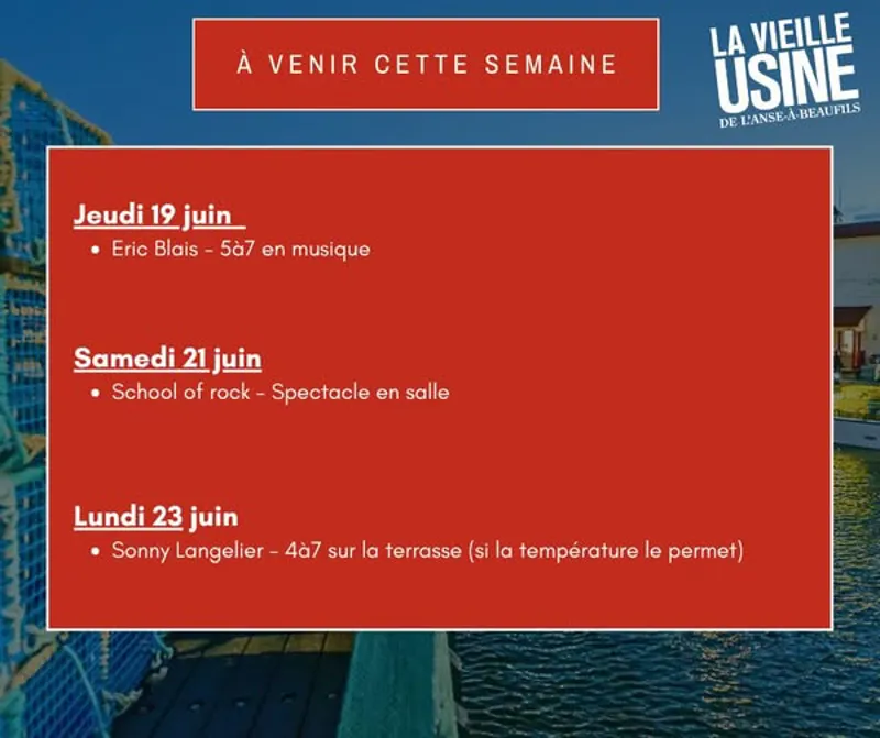 Image event La Vieille Usine de l'Anse-à-Beaufils
