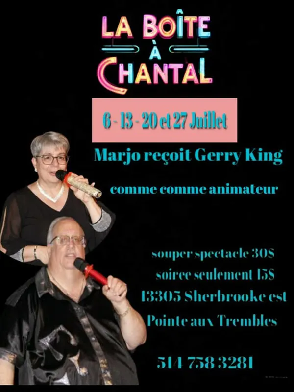 Image event Restaurant C la Boite à Chantal