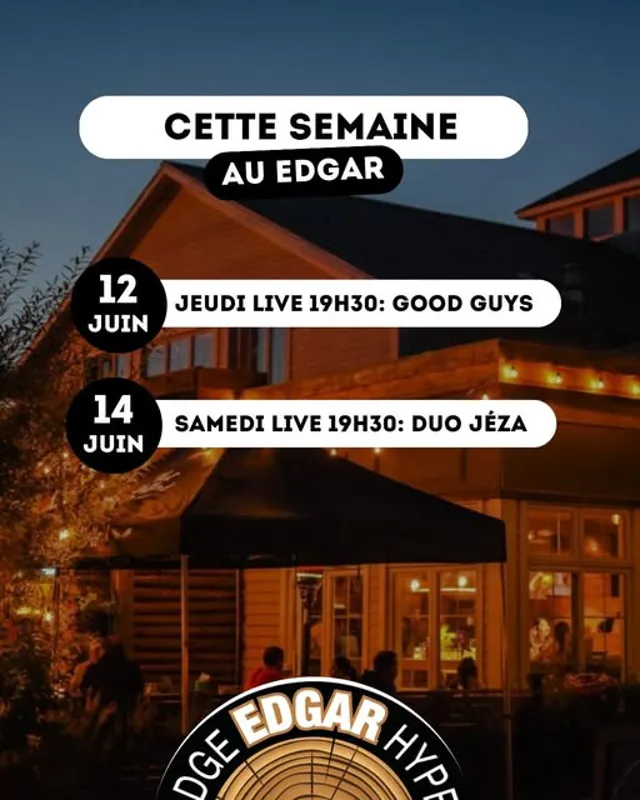 Image événement Edgar Hyperlodge Bromont | Microbrasserie - Restaurant - Bar