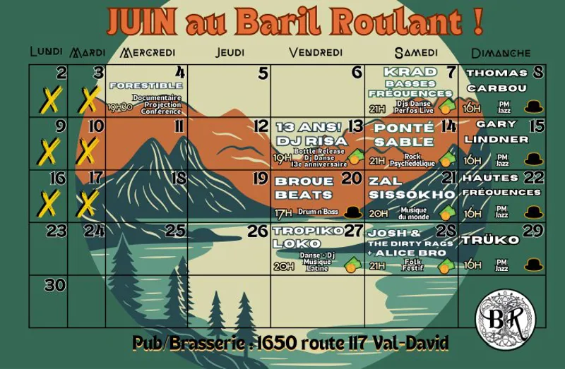 Image événement Le Baril Roulant - Microbrasserie / Pub Val-David
