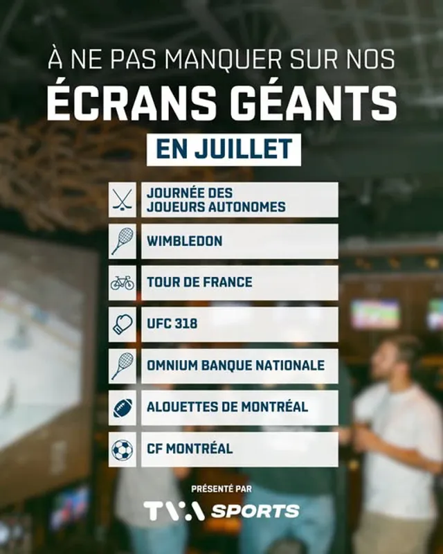 Image événement La Cage - Brasserie sportive