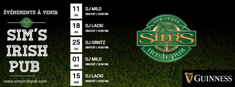 Image event Sim's Irish Pub
