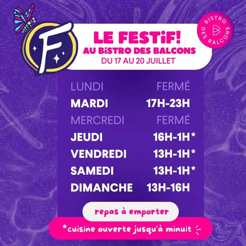Image event Bistro des Balcons