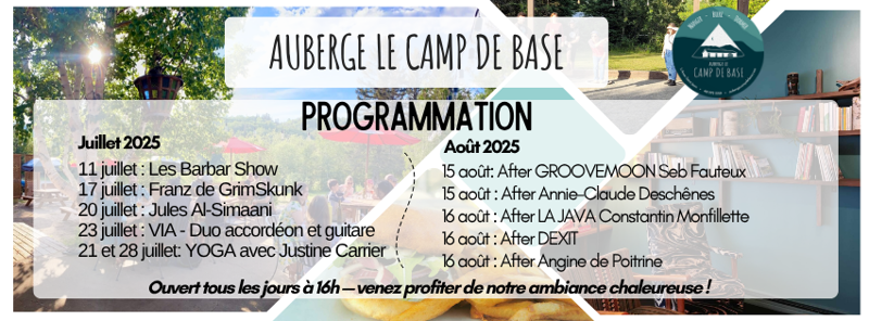 Image event Resto-Bar Le Camp de Base