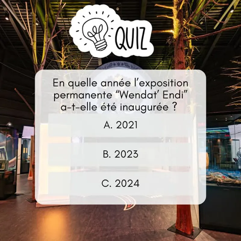 Image événement Musée Huron-Wendat