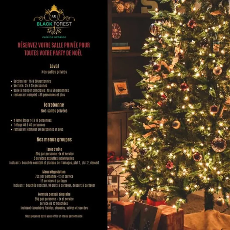Image event Le Black Forest- cuisine urbaine Laval