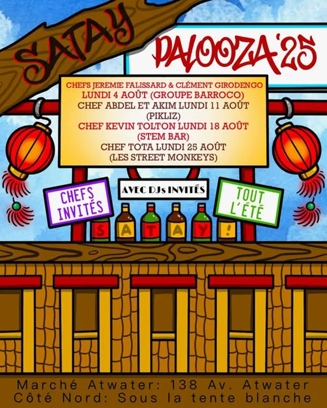 Image event Satay Brothers Resto 3721 Notre-Dame