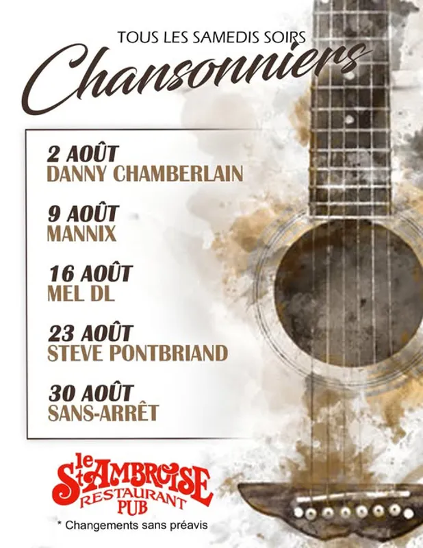 Image event Le St-Ambroise Pub