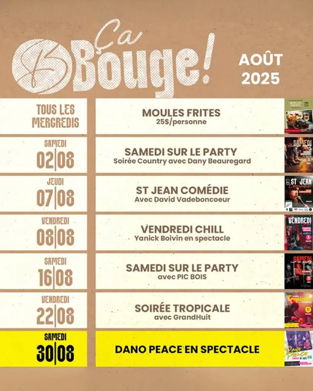 Image event Restaurant Les Berges de Saint-Jean