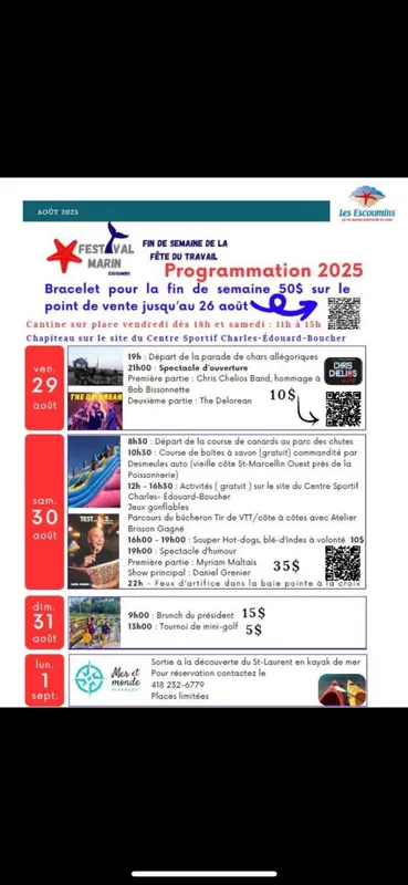 Image event Restaurant Le Bouleau Inc