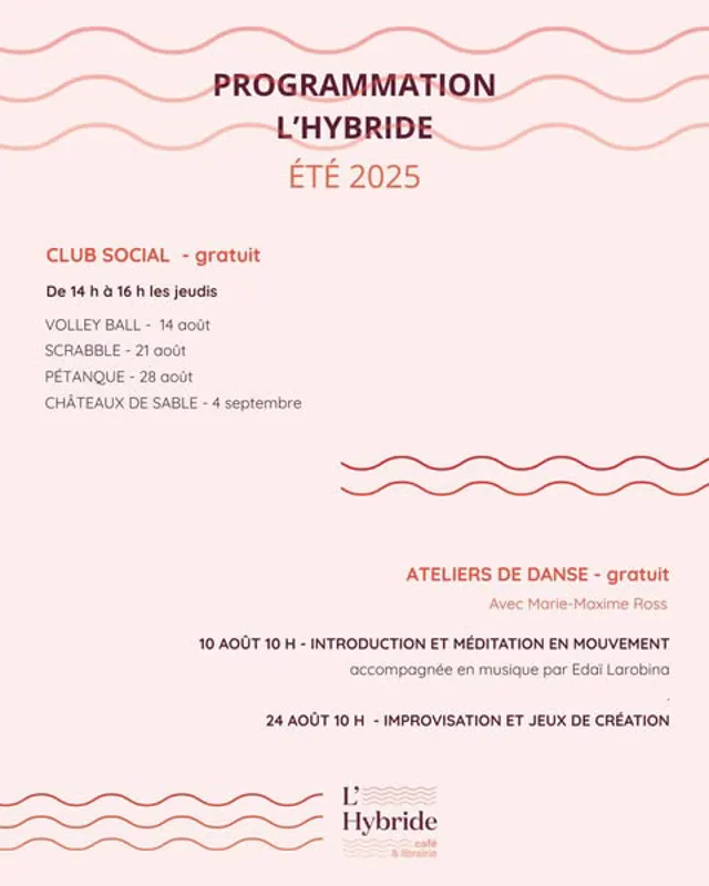Image event L'Hybride — café & librairie