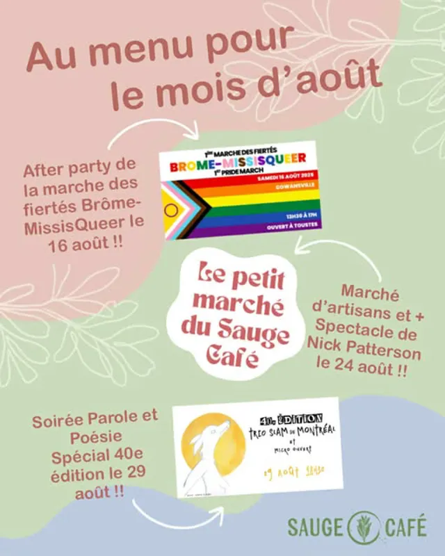 Image événement Sauge Café