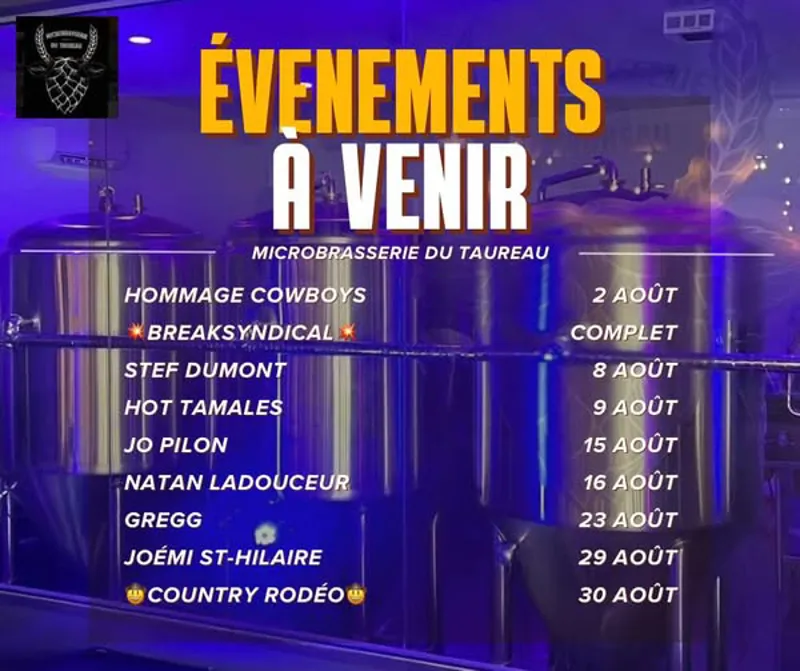 Image event Microbrasserie du Taureau